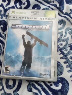 Amped Platinum Hits Xbox Game - Microsoft - Blue & White
